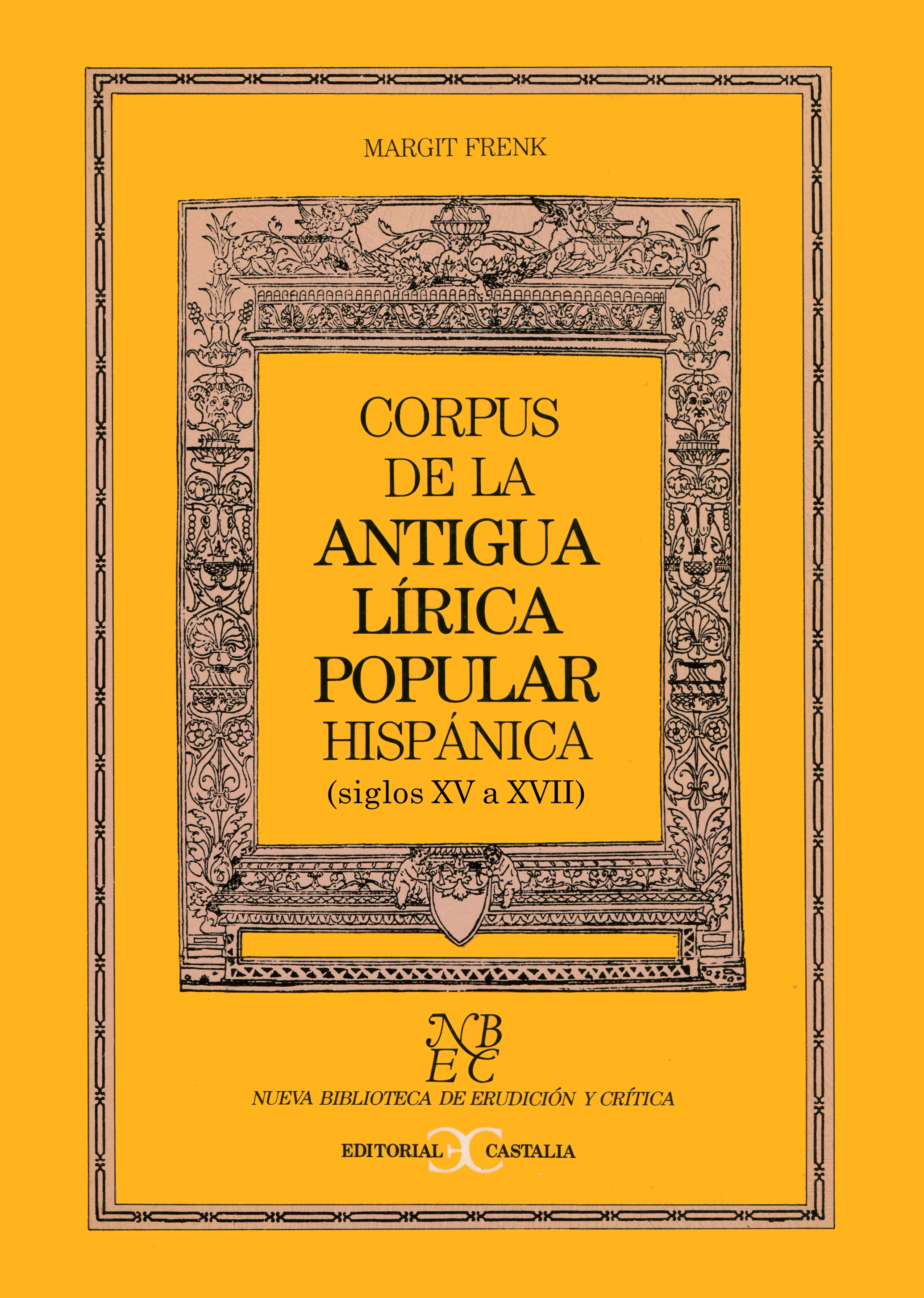 Corpus de la antigua lírica popular hispánica